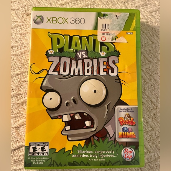 Plants vs zombies Xbox 360 game - Picture 1 of 3